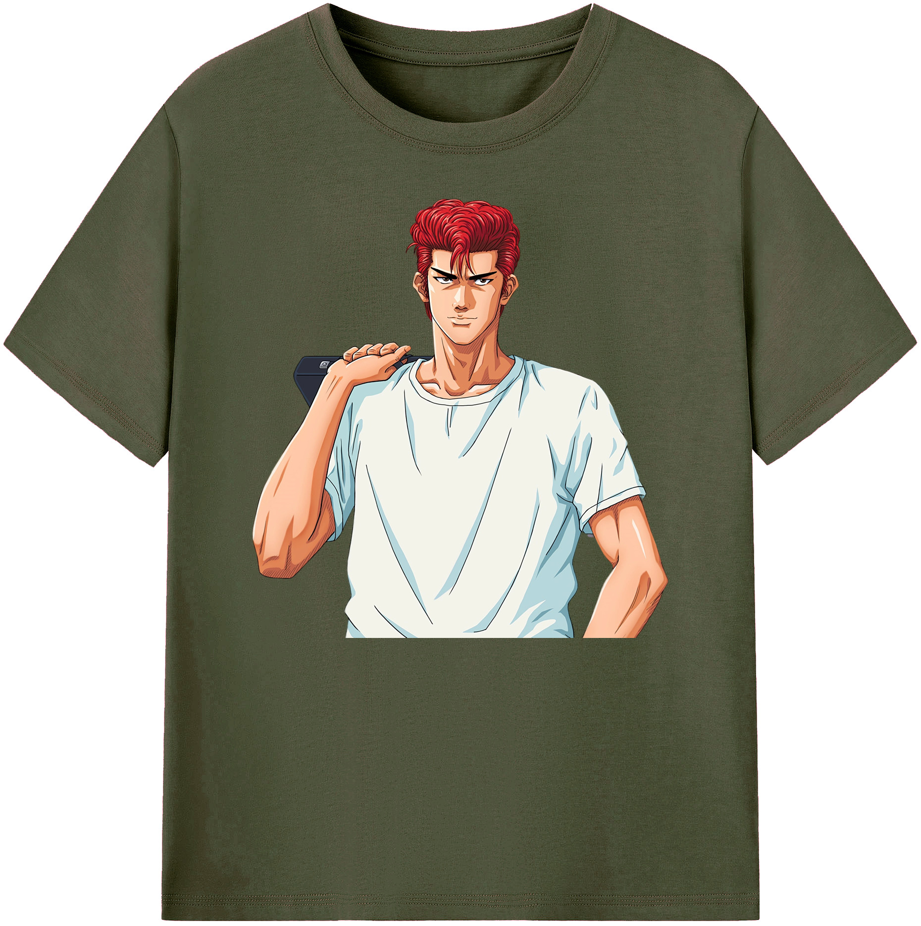 （画像用） SLAM DUNK／スラムダンク 綿100％ メンズ半袖Tシャツ｜肌触りやわらか＆通気性